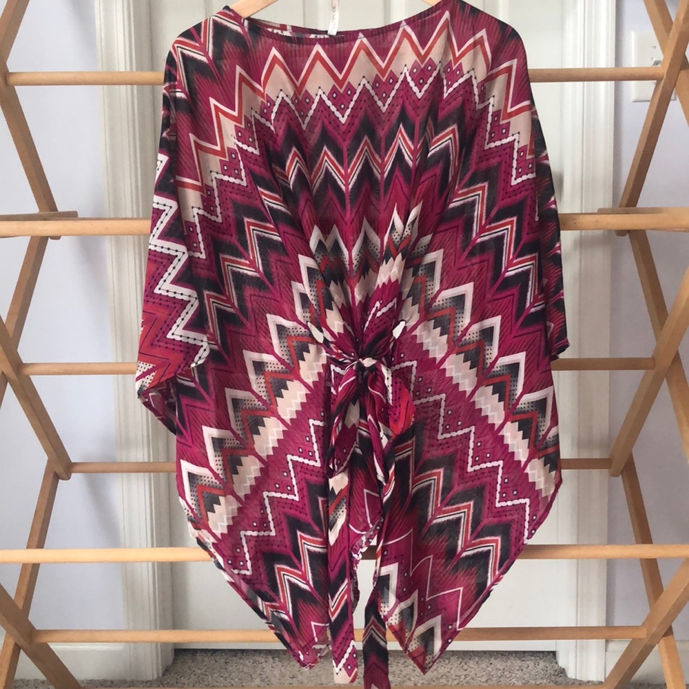 BRAND NEW magenta kimono top